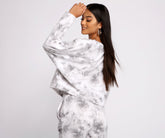 Major Cozy Vibes Tie Dye Top